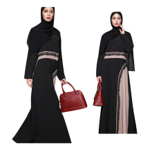 Moda islâmica roupas mulheres muçulmanas novo modelo de renda abaya